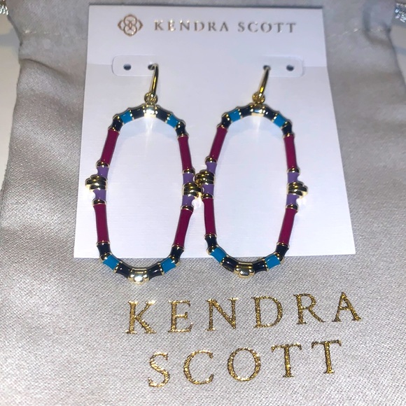 Kendra Scott
Essie Mixed Color Open Frame Drop Earrings in 14K Gold Plat… - Picture 3 of 5